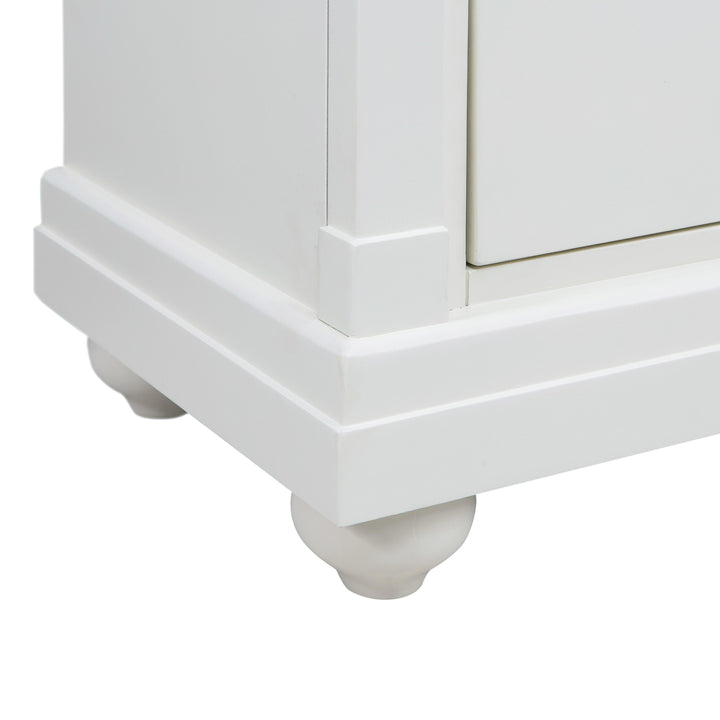 Hampton White Entertainment Center for TVs up to 65"
