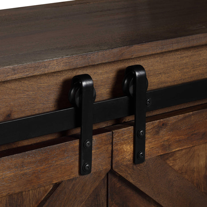 Dawson Rustic Brown Console