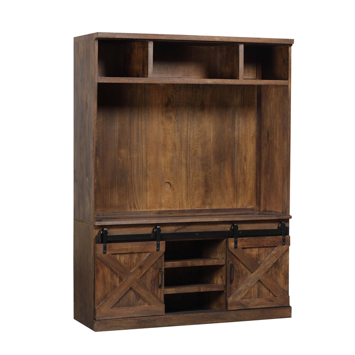 Dawson Rustic Brown Entertainment Center
