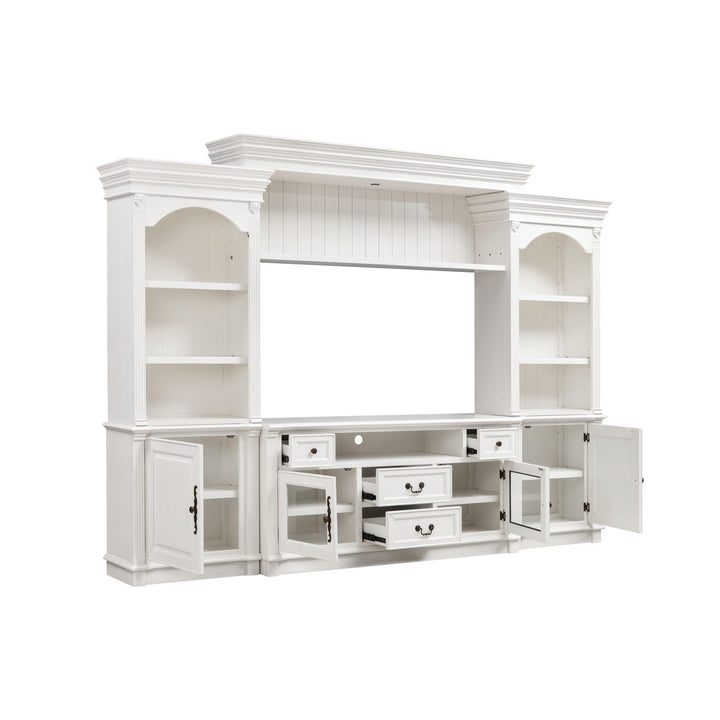 Newport White Entertainment Center for TVs up to 65"