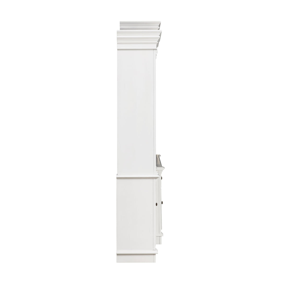 Newport White Entertainment Center for TVs up to 65"