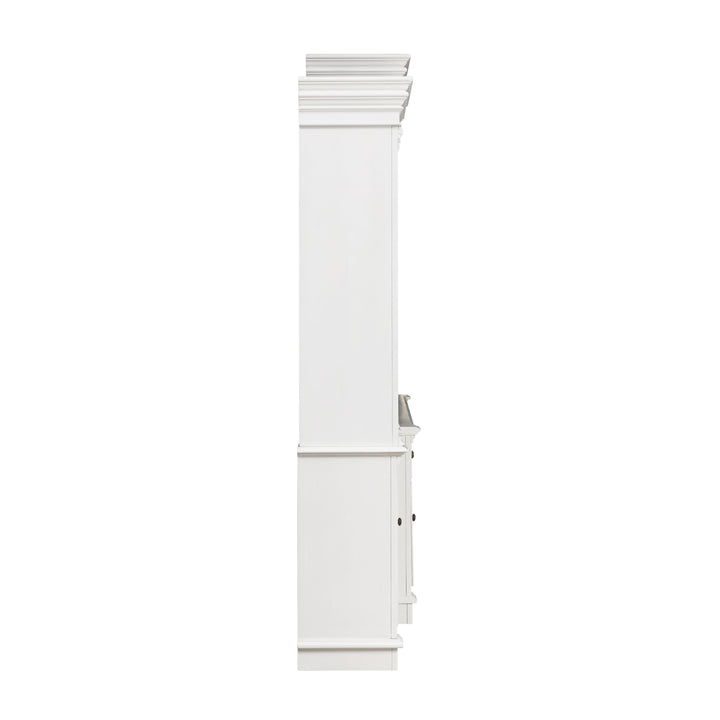 Newport White Entertainment Center for TVs up to 65"