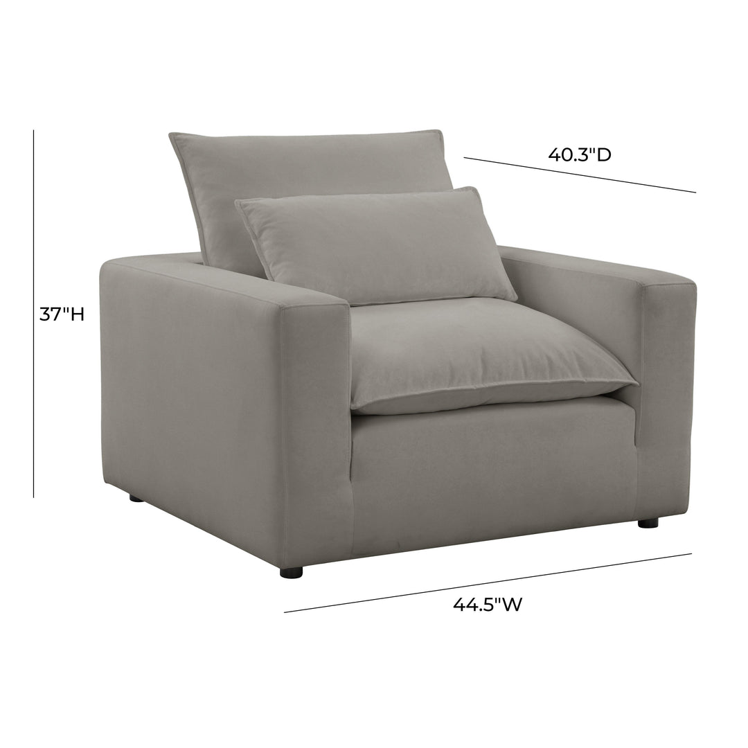 Cali Slate Arm Chair