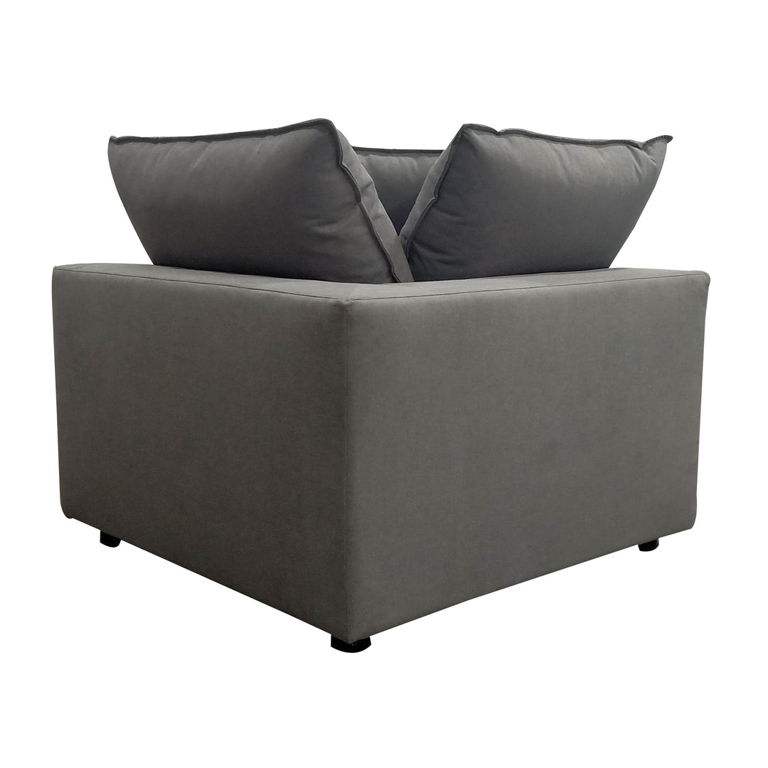 Cali Slate Corner Chair