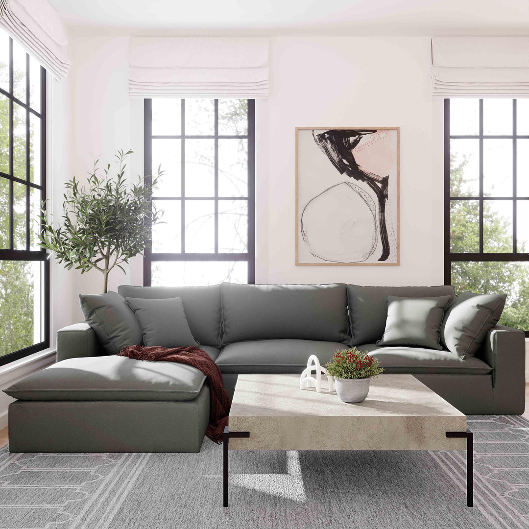 Cali Slate Corner Chair