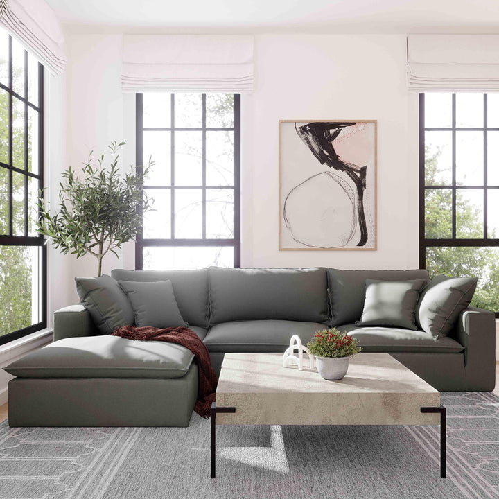 Cali Slate Corner Chair