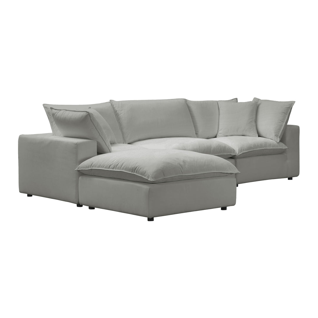 Cali Slate Modular 4 Piece Sectional