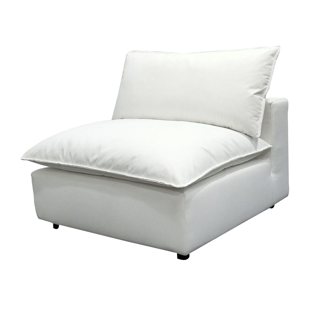 Cali Pearl Armless Chair