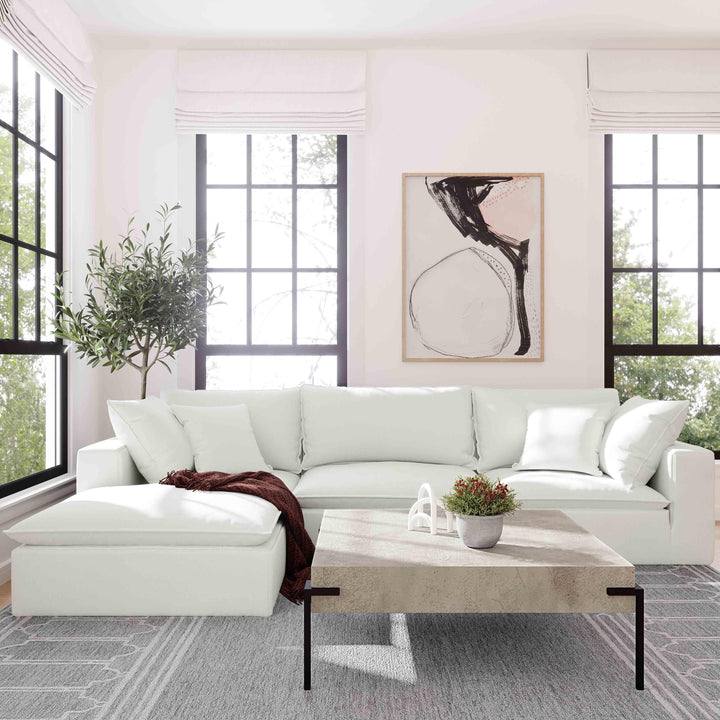 Cali Pearl Armless Chair