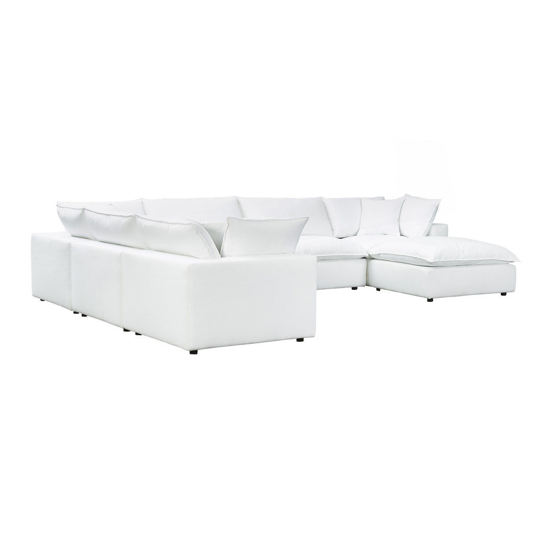 Cali Pearl Modular Large Chaise Sectional
