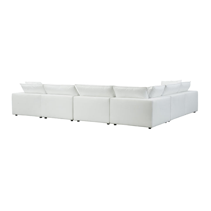 Cali Pearl Modular Large Chaise Sectional