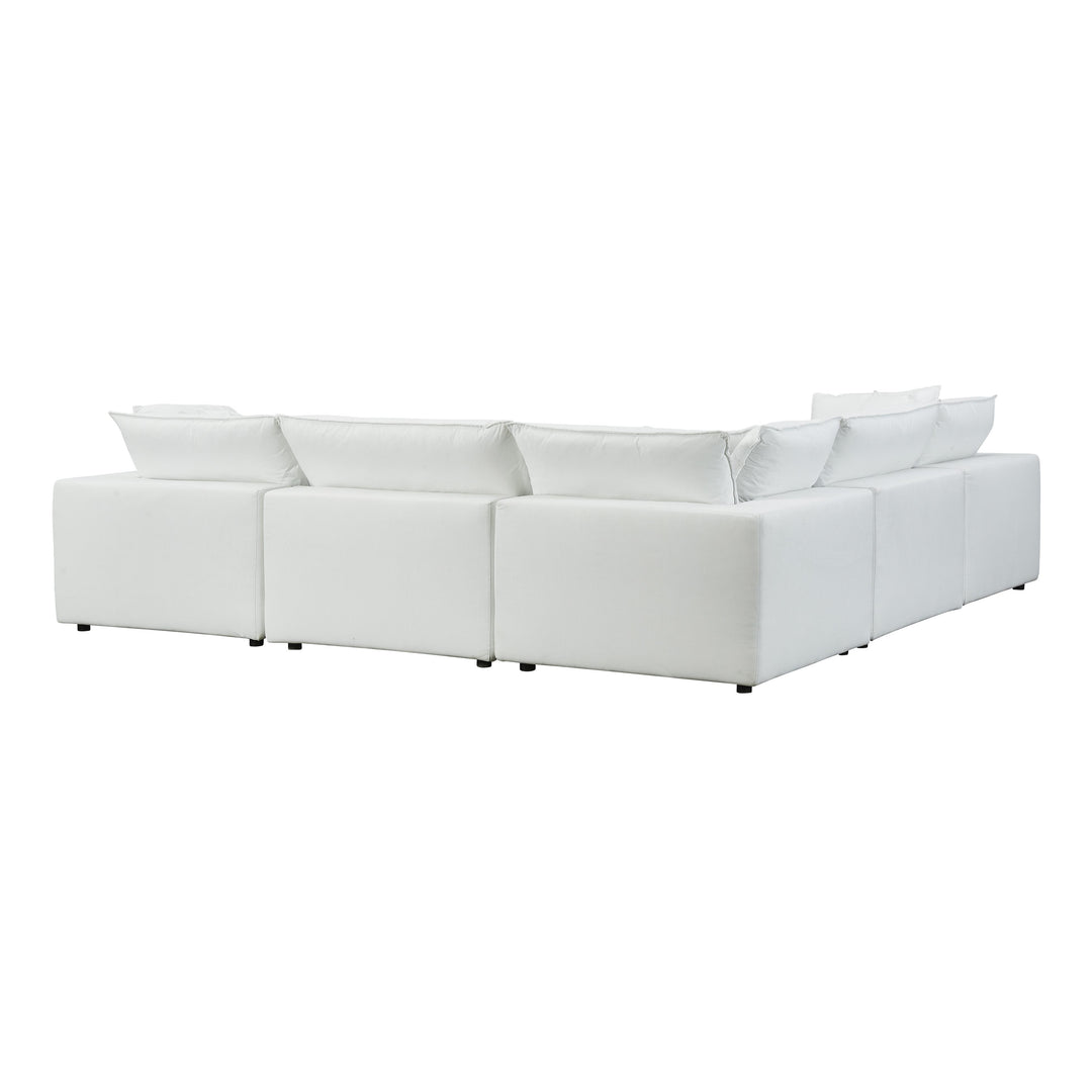 Cali Pearl Modular Large Chaise Sectional