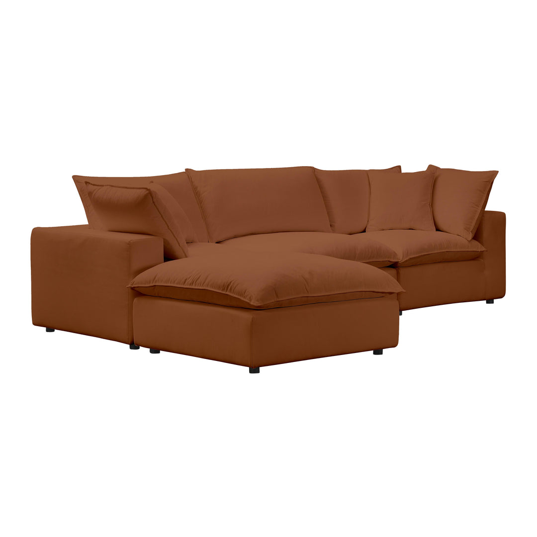 Cali Rust Ottoman