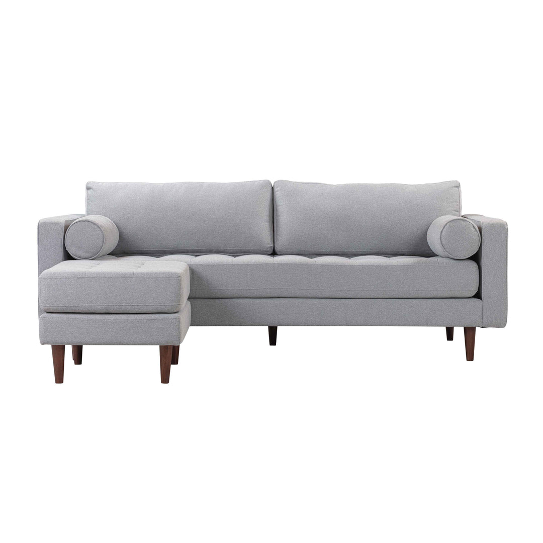 Cave Gray Tweed Sectional
