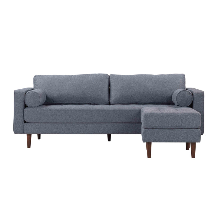 Cave Navy Tweed Sectional