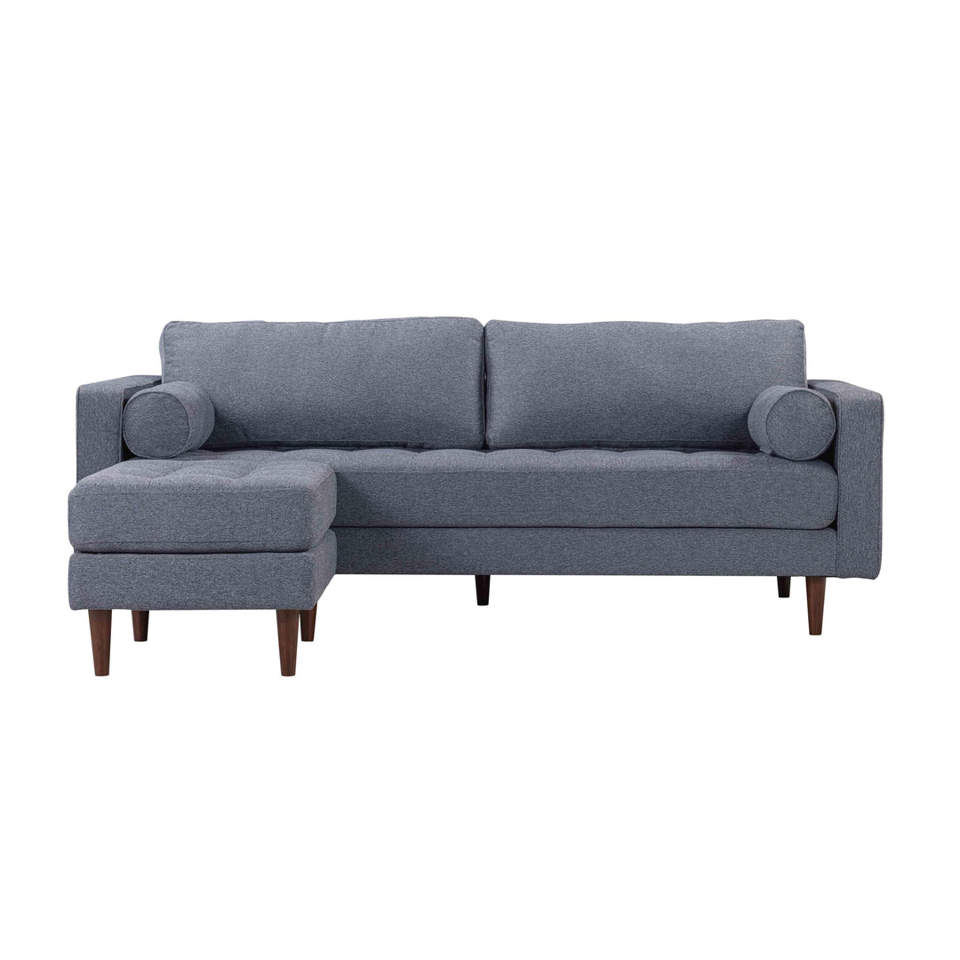 Cave Navy Tweed Sectional