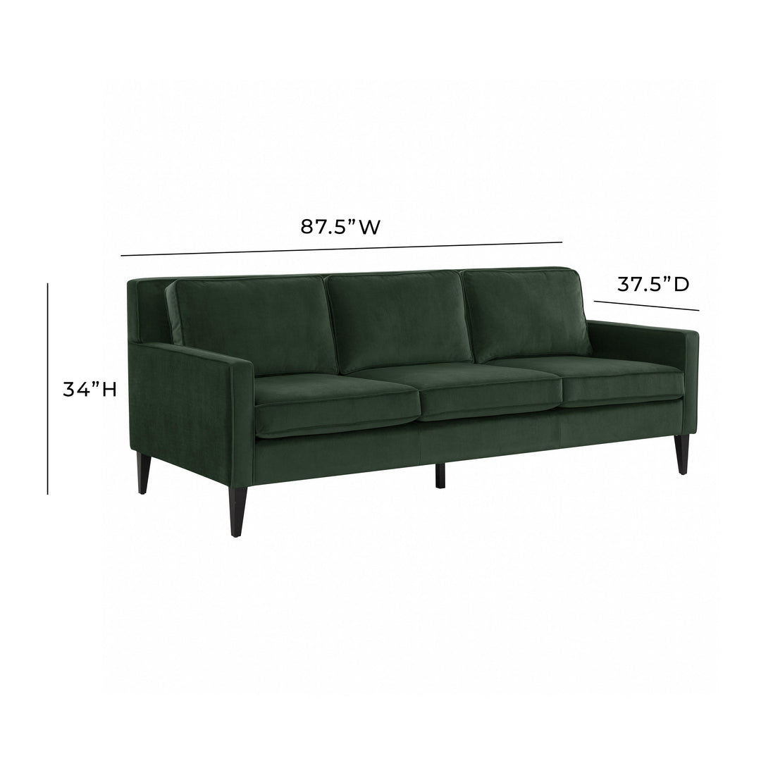Luna Emerald Green Sofa