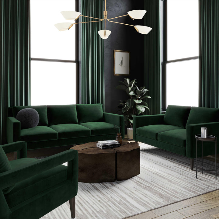 Luna Emerald Green Sofa