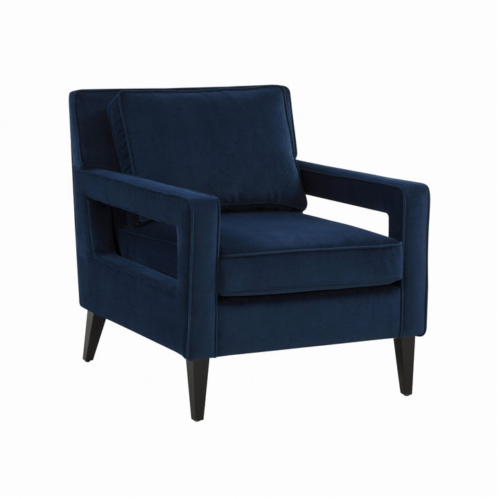 Luna Sapphire Blue Accent Chair