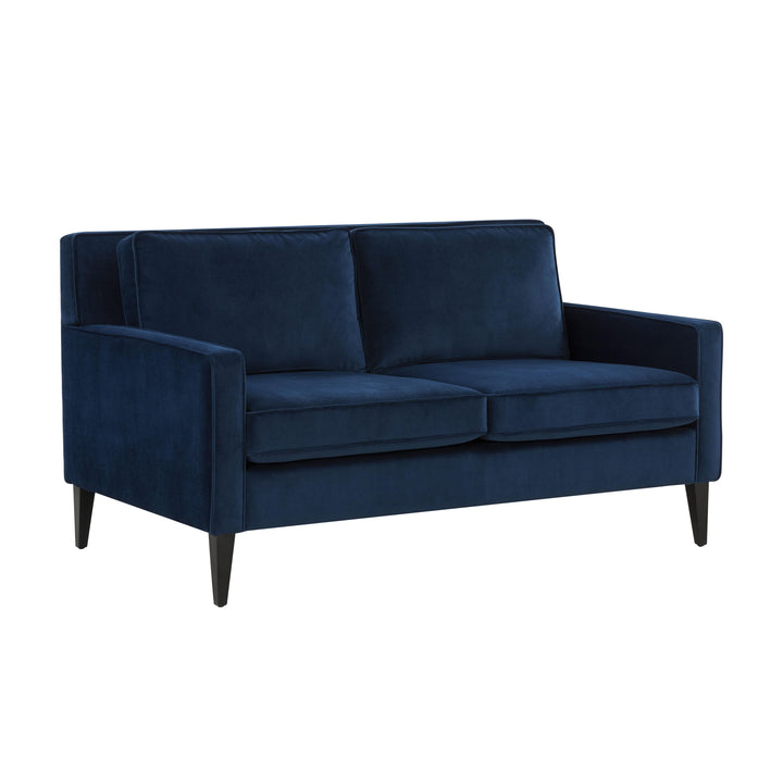 Luna Sapphire Blue Loveseat