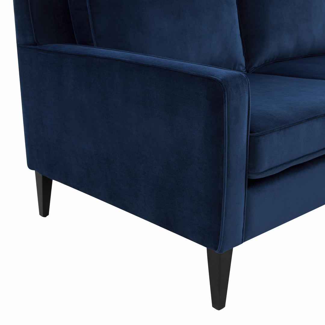 Luna Sapphire Blue Loveseat