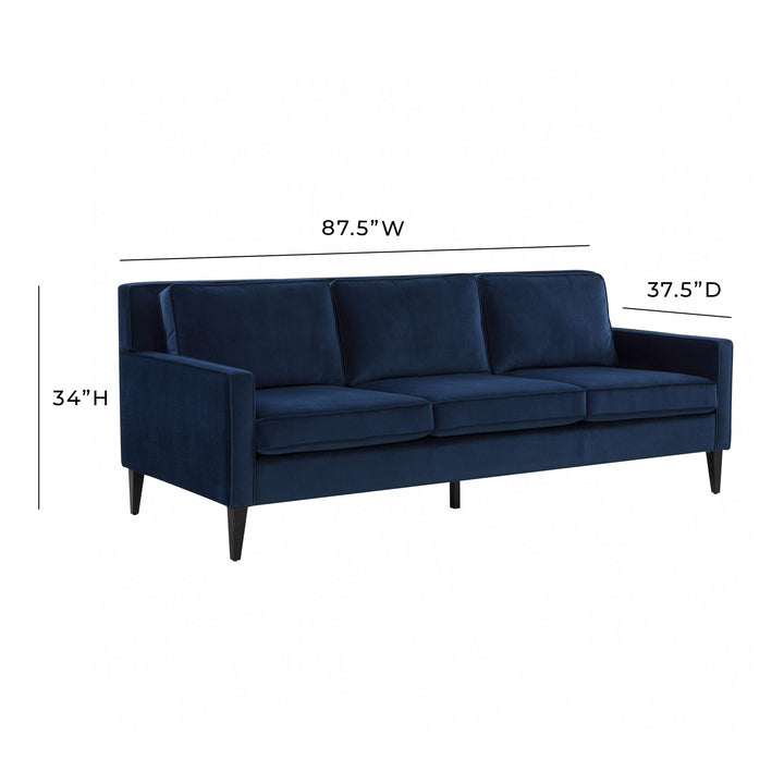 Luna Sapphire Blue Sofa