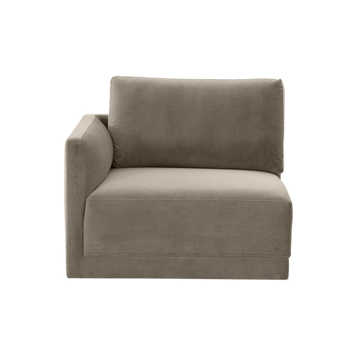 Willow Taupe LAF Corner Chair