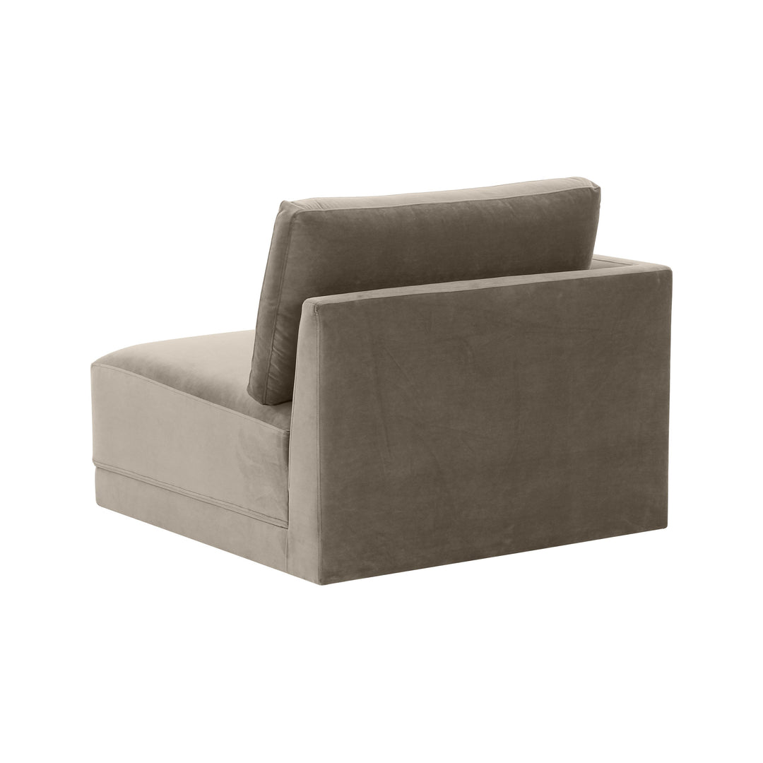 Willow Taupe LAF Corner Chair