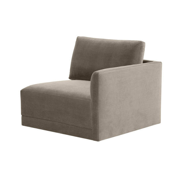 Willow Taupe RAF Corner Chair