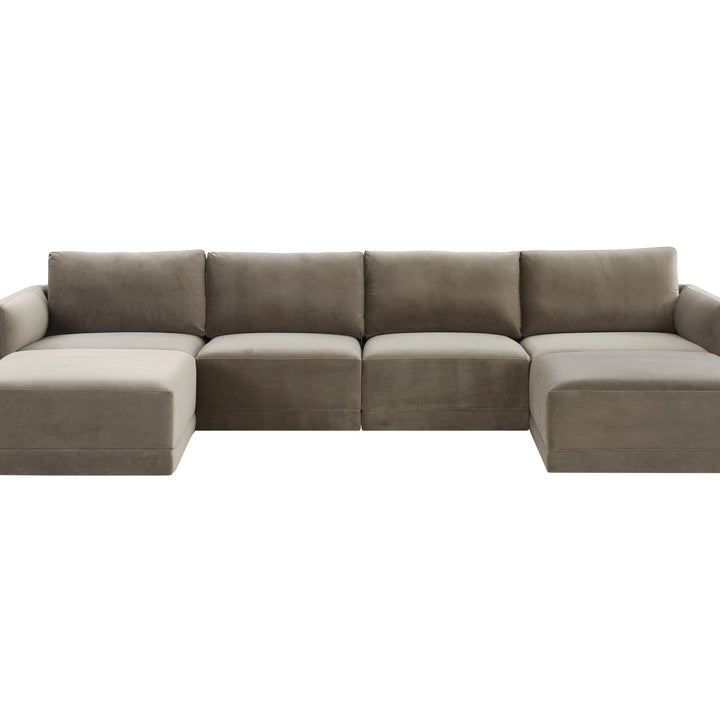 Willow Taupe Modular U Sectional