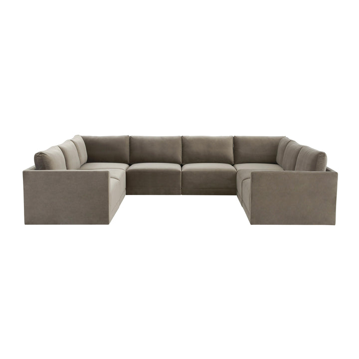 Willow Taupe Modular Large U Sectional