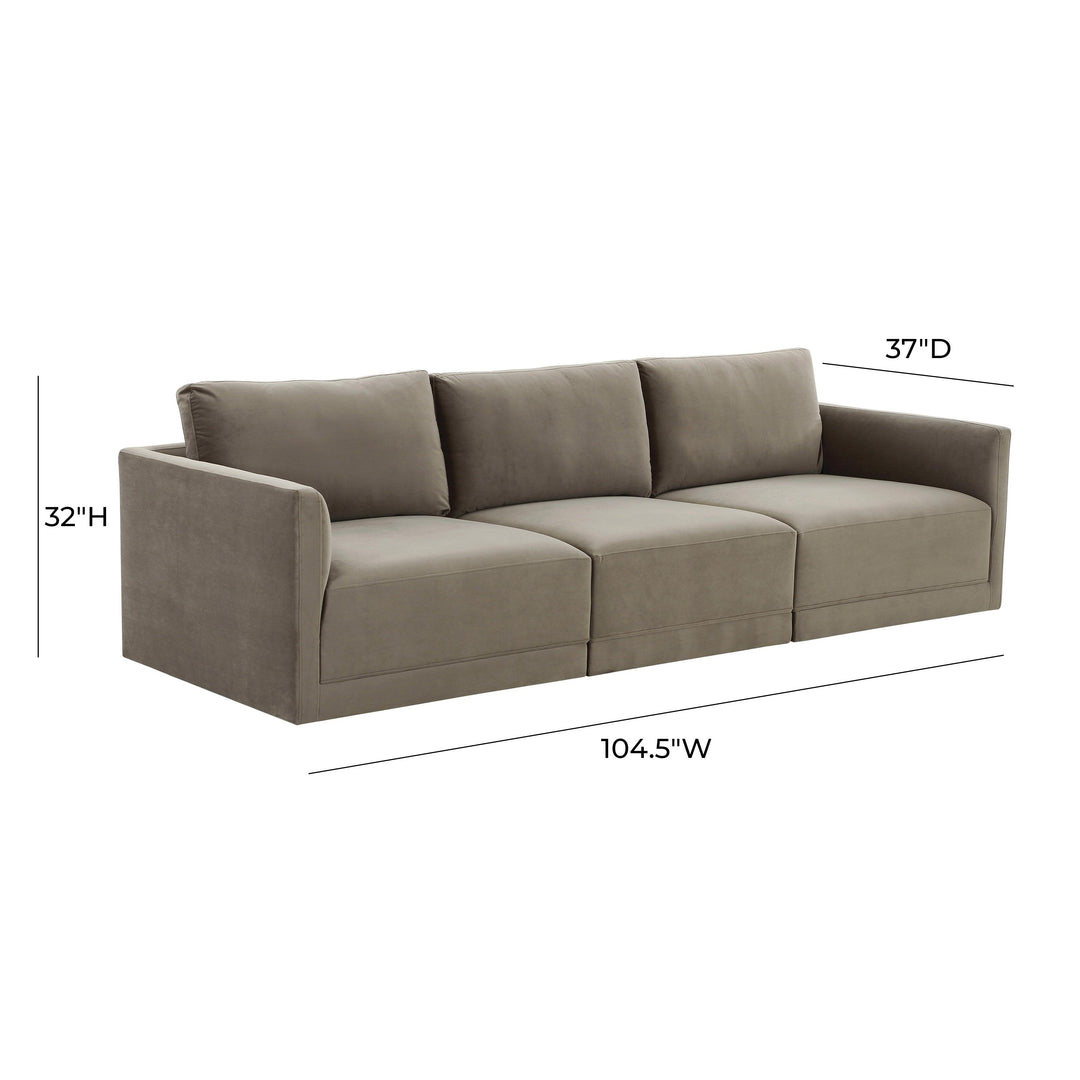 Willow Taupe Modular Sofa