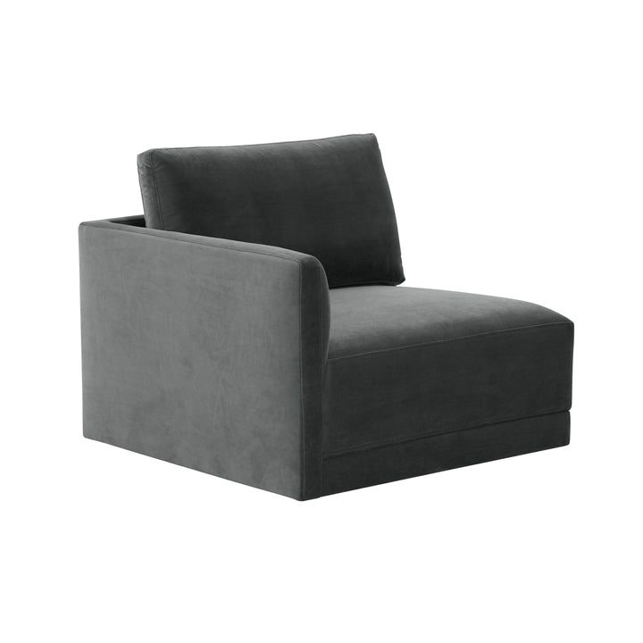 Willow Charcoal LAF Corner Chair