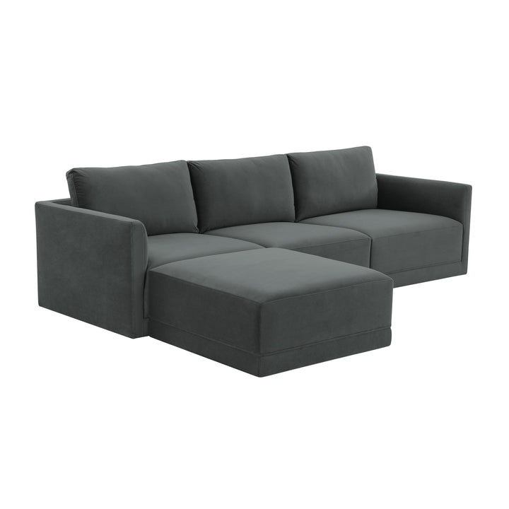 Willow Charcoal Modular Sectional
