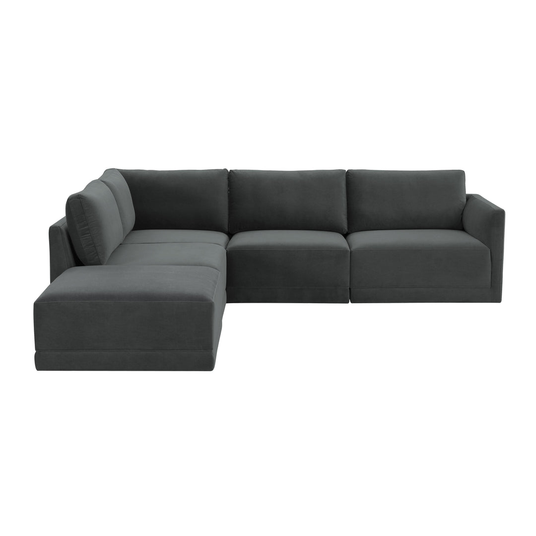 Willow Charcoal Modular LAF Sectional