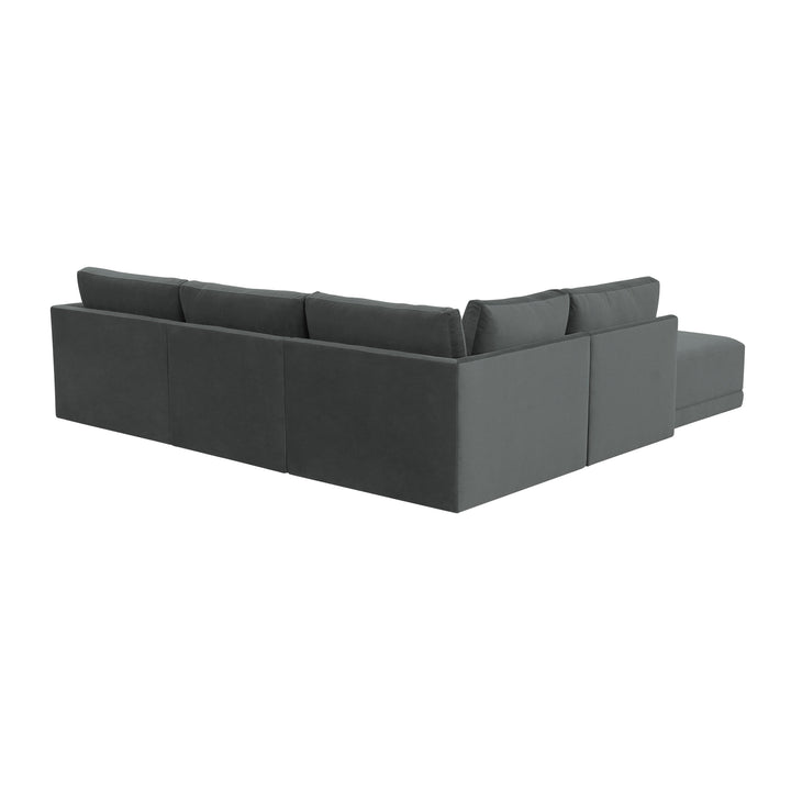 Willow Charcoal Modular LAF Sectional