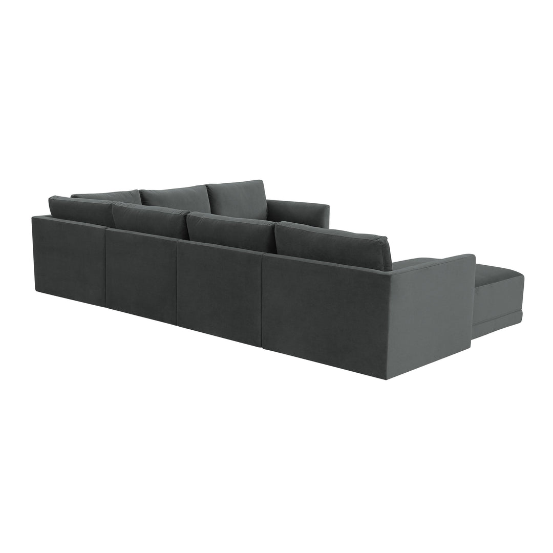 Willow Charcoal Modular Large Chaise Sectional