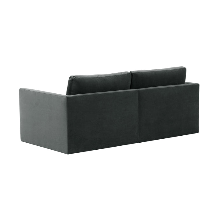 Willow Charcoal Modular Loveseat