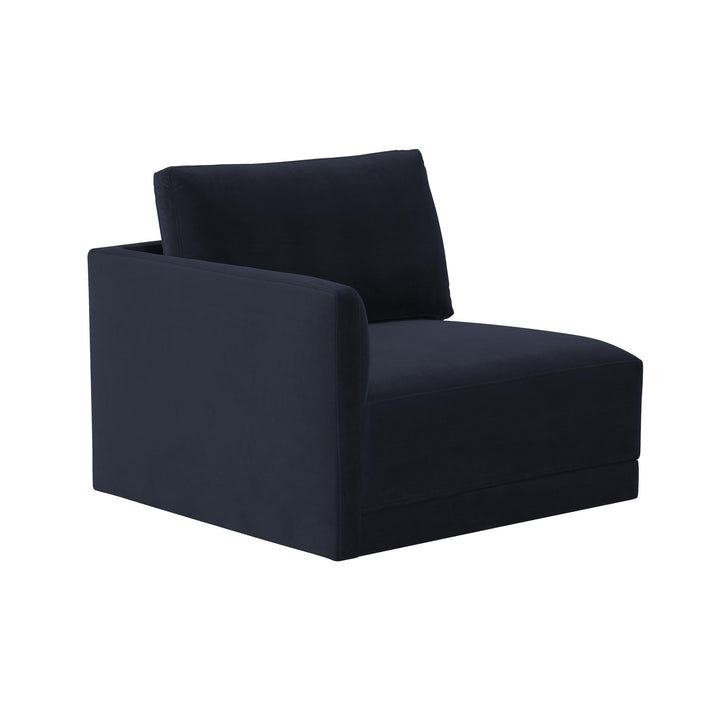 Willow Navy LAF Corner Chair