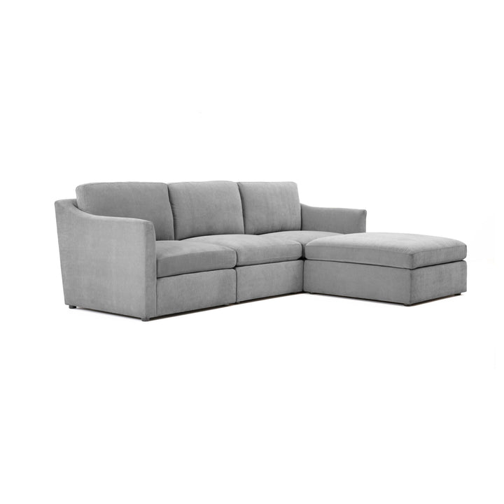 Aiden Gray Modular Small Chaise Sectional