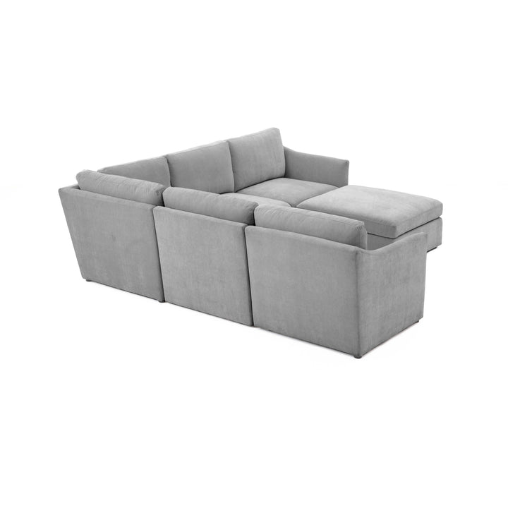 Aiden Gray Modular Chaise Sectional