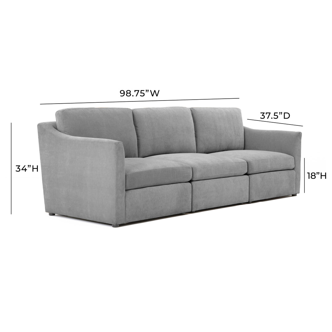 Aiden Gray Modular Sofa