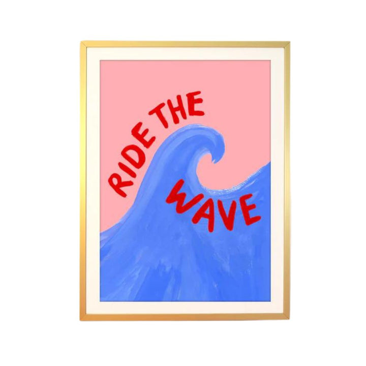 Ride The Wave Print