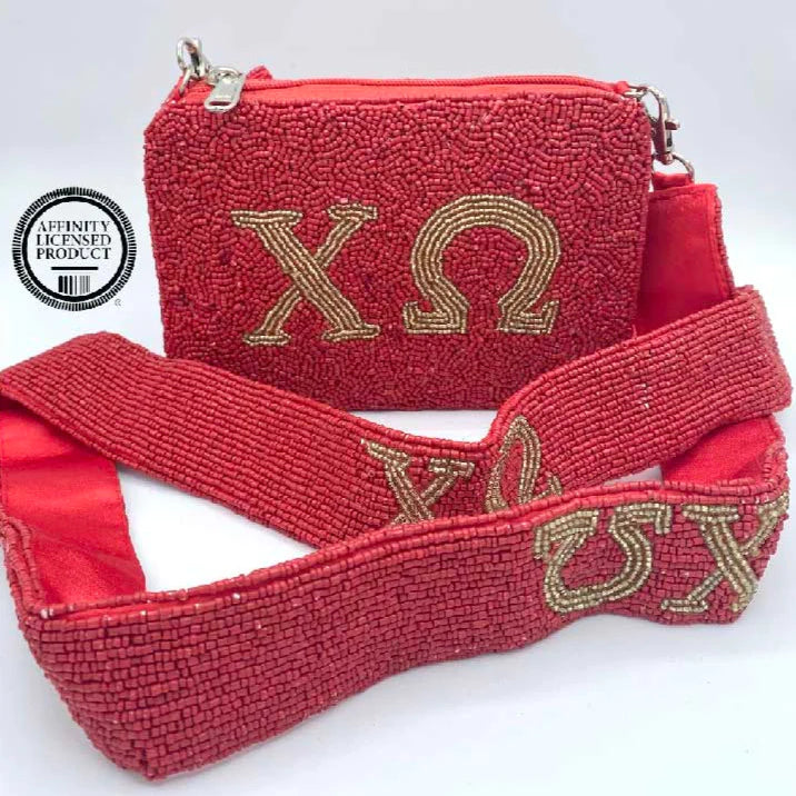 Greek Beaded Bag + Strap