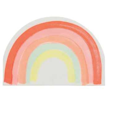Neon Rainbow Napkins