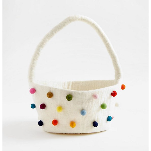 Pom Pom Easter Basket