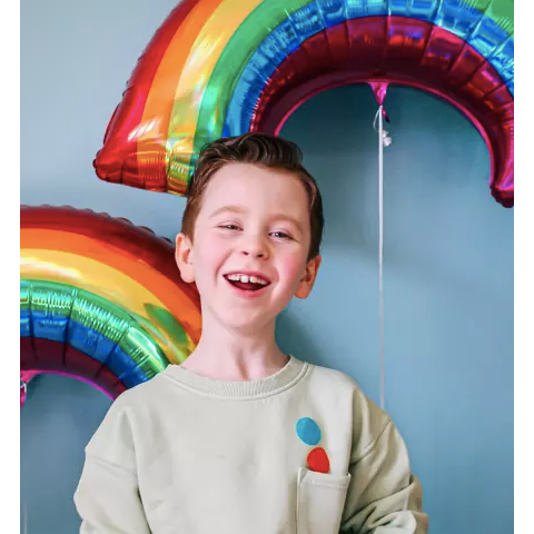 Holographic Rainbow Balloon