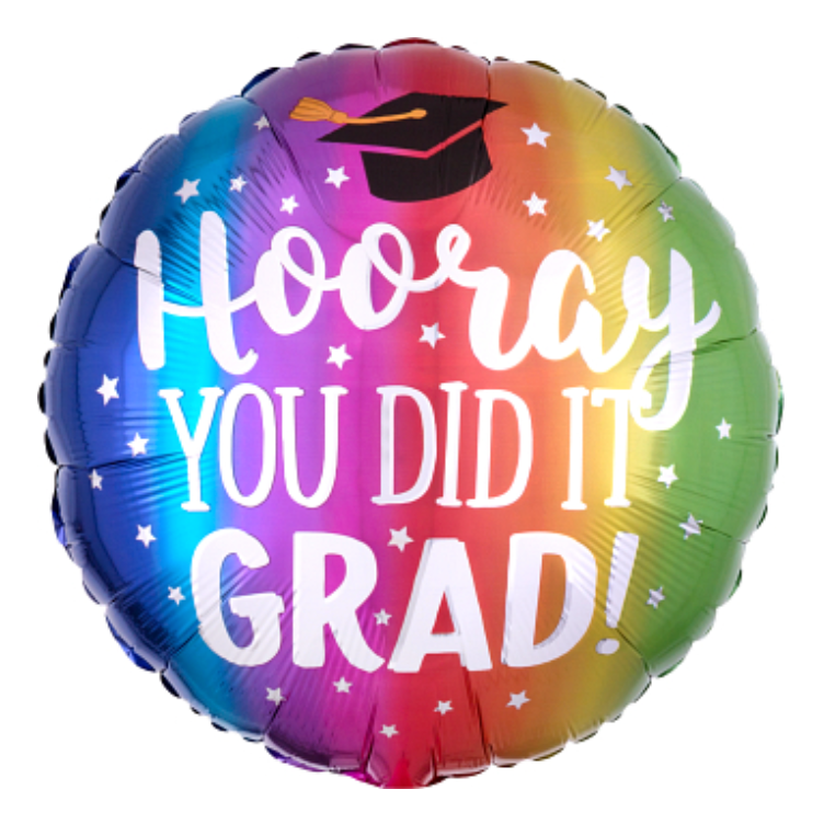 Hooray Grad Balloon