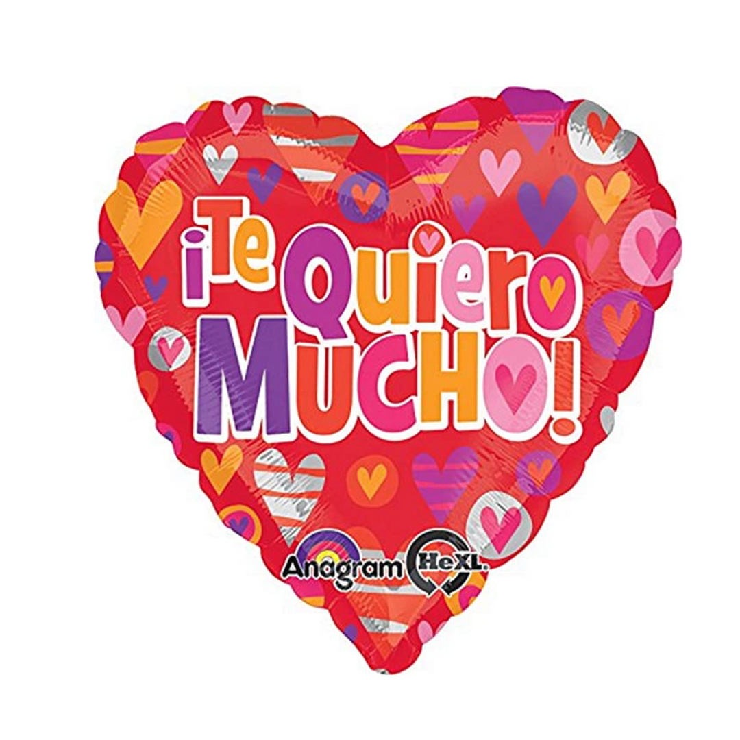 Quiero Mucho Hearts Balloon