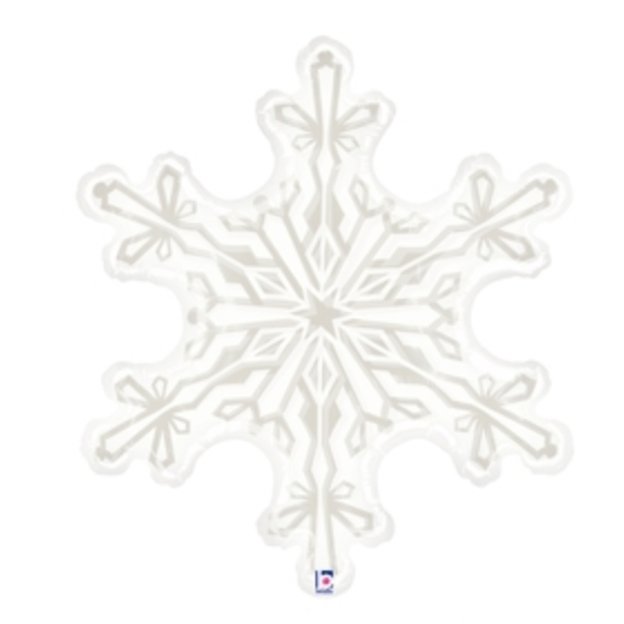 Clear Snowflake Balloon